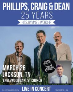 Phillips Craig and Dean in Jackson, TN with very special guest Travis Cottrell