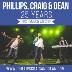 Join Phillips, Craig and Dean in September 2017 for Hits, Hymns and Worships Concerts!