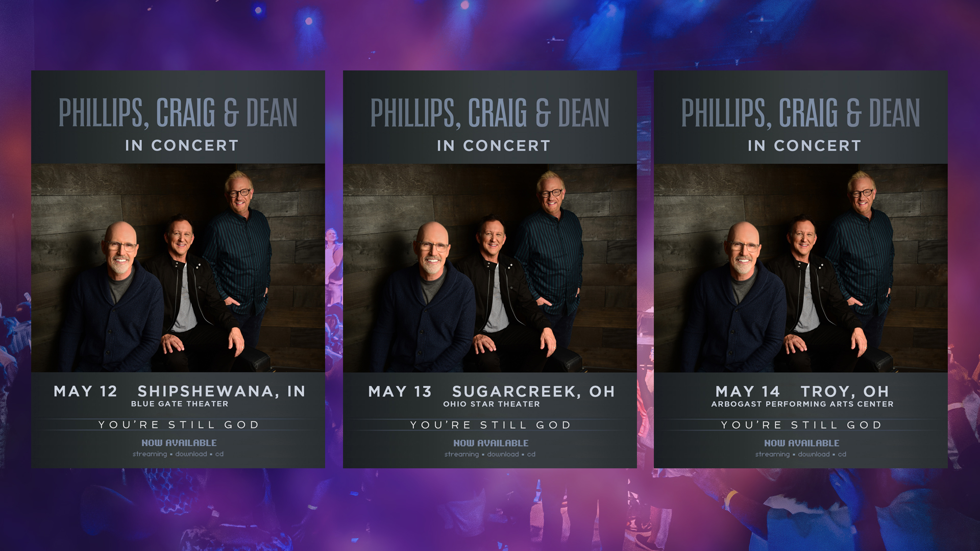 Phillips, Craig & Dean 2022 Spring Concerts Phillips Craig and Dean