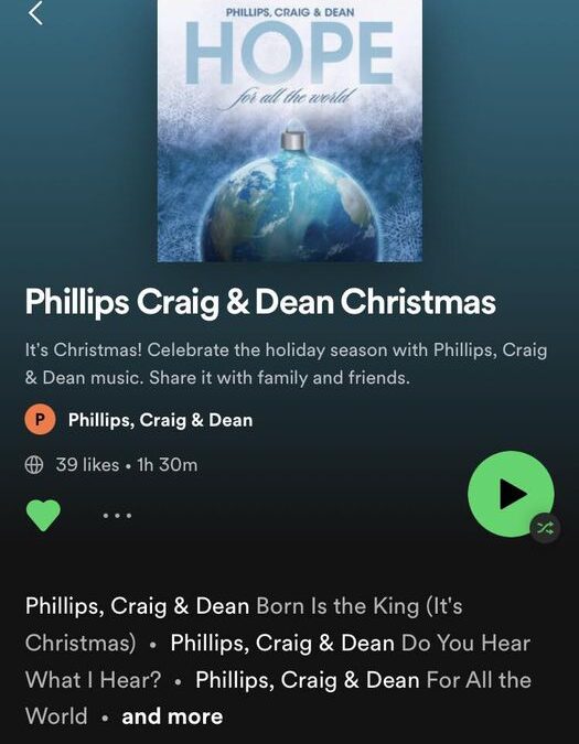 Stream and Share Phillips, Craig & Dean Christmas Music for the Holidays