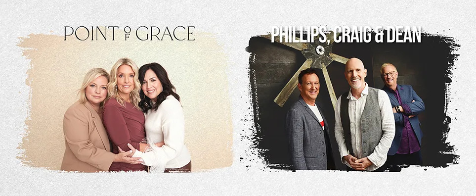Worship With Point Of Grace and Phillips, Craig & Dean August 7 In Shipshewana IN